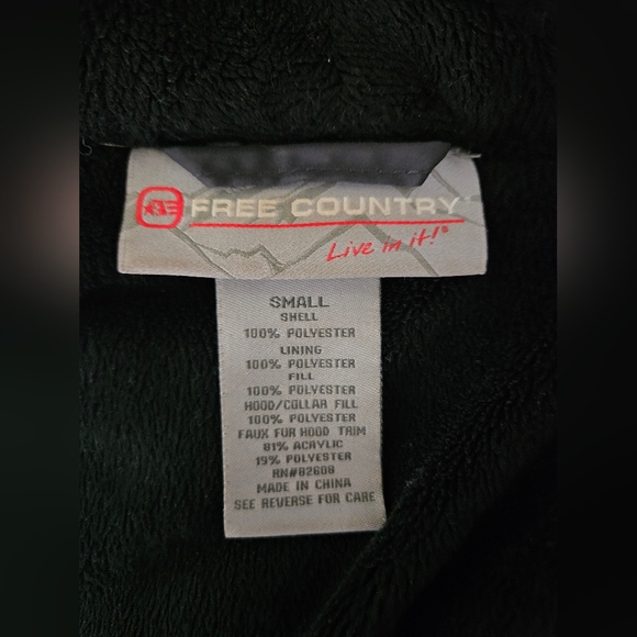 Free Country Faux Fur Coat Small - Picture 5 of 5